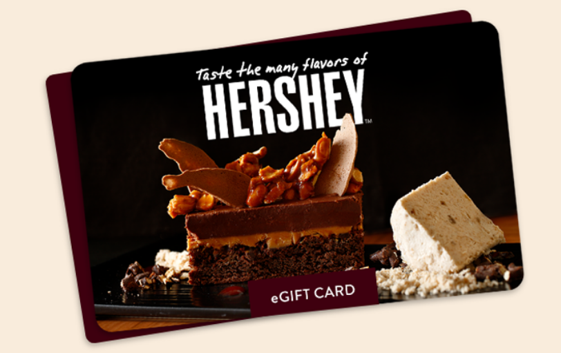 Giftcard to Restaurants at Hershey