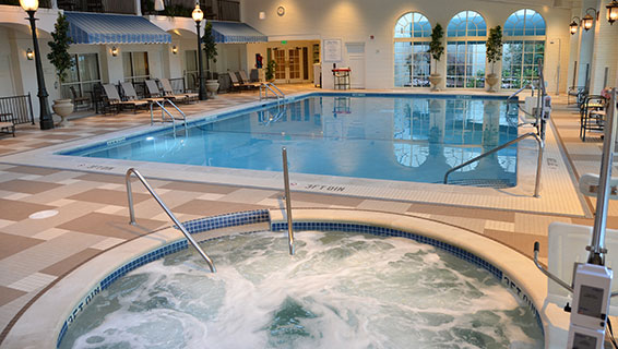 Indoor Pool: Hot Tub