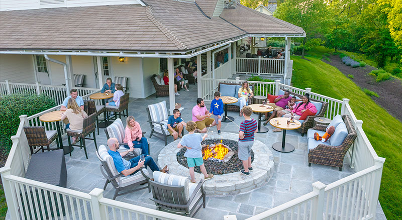 Firepit for the Villas