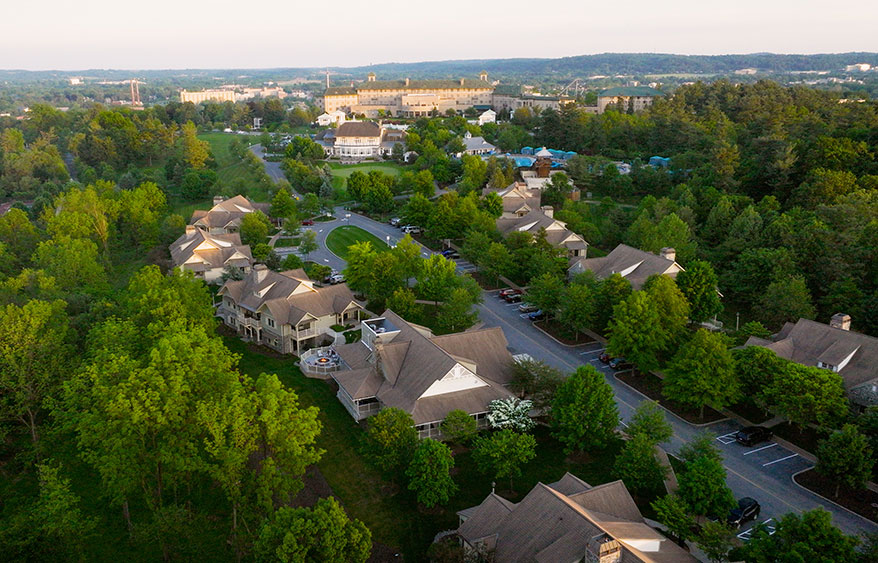 Villas aerial