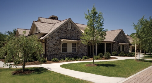 Cottage, exterior view