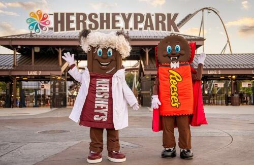 Hershey character dressed up for halloween