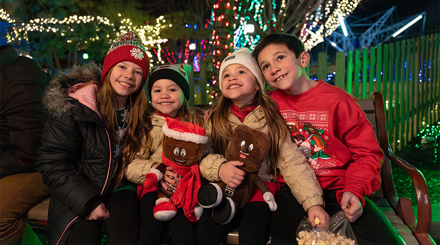 Kids in a group during Candylane